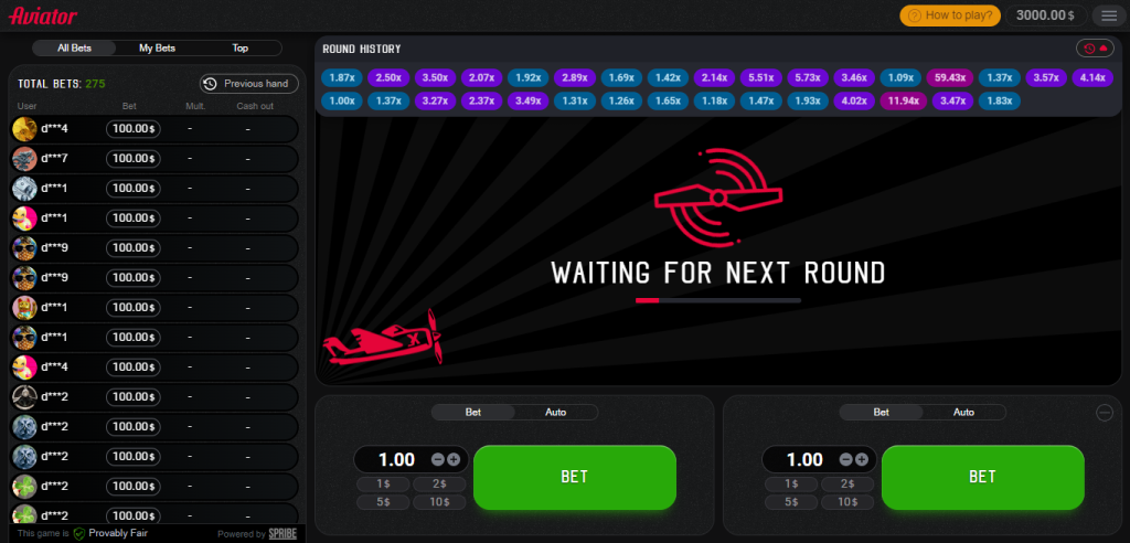 Aviator Bet Game